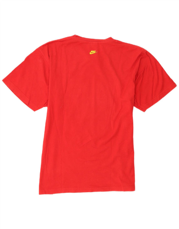 Nike - Camiseta con gráfico regular para hombre, talla grande, algodón rojo
