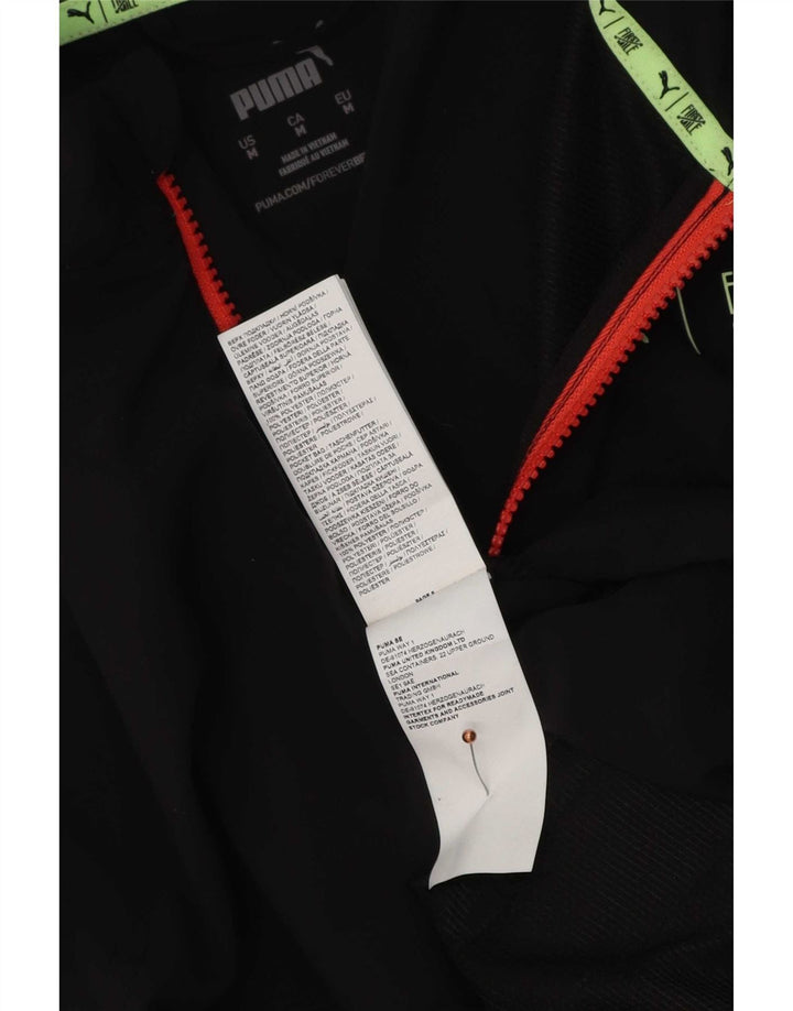 Puma Hombre Chándal Top Chaqueta Mediana Negro Poliéster