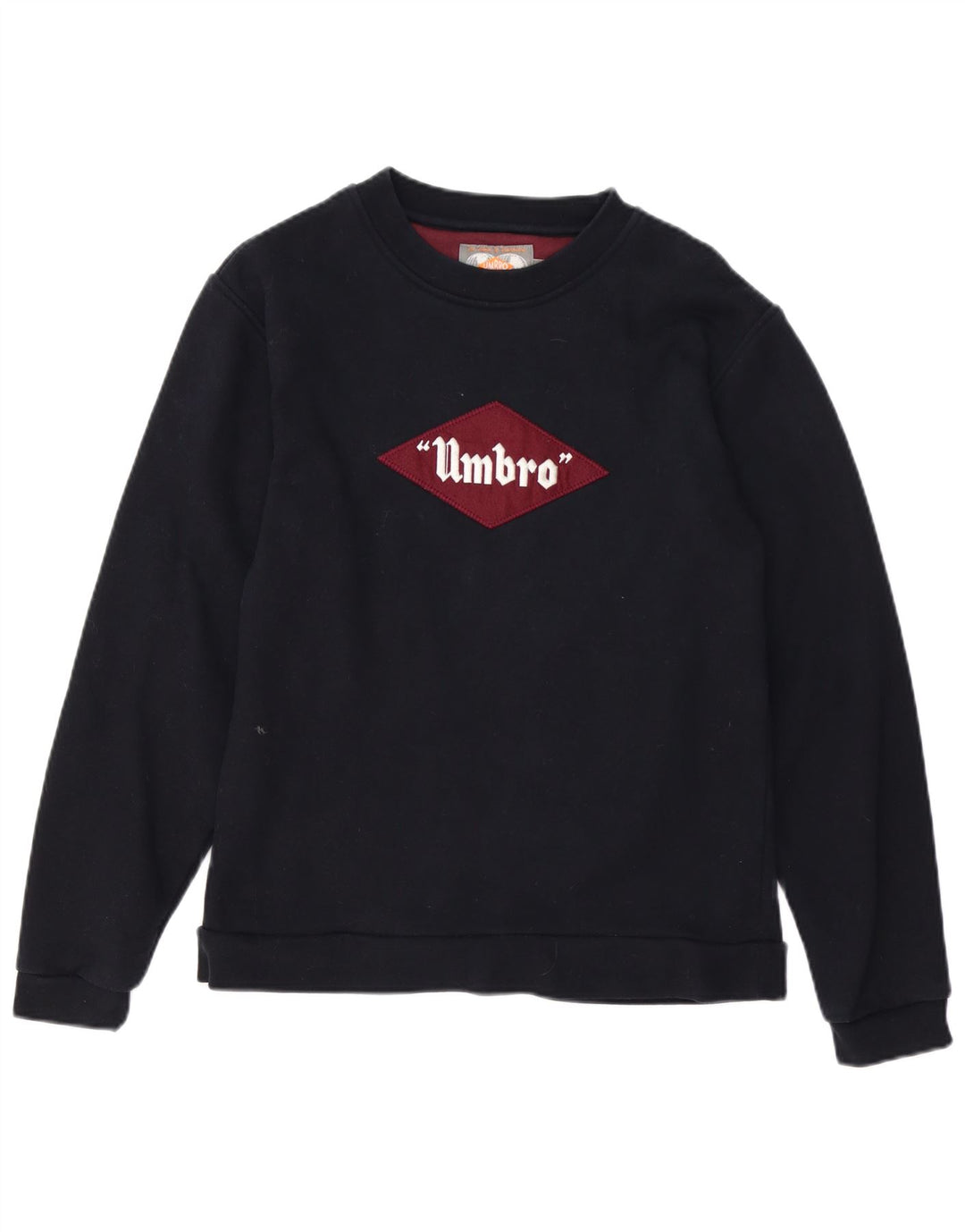 UMBRO Hombre Sudadera Gráfica Jersey Pequeño Algodón Negro