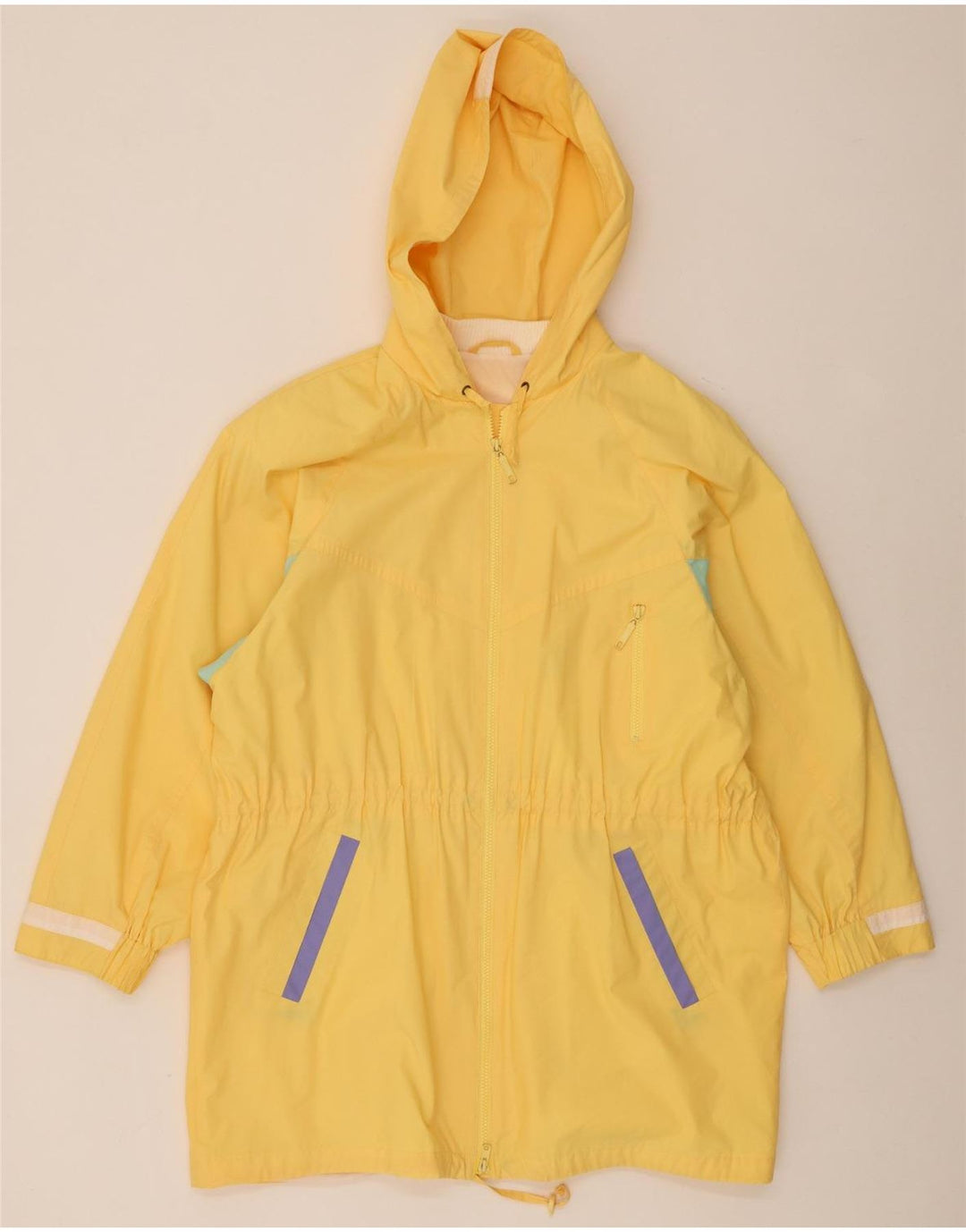 Valmeline Parka extragrande con capucha para mujer EU 44 XL Bloque de color amarillo