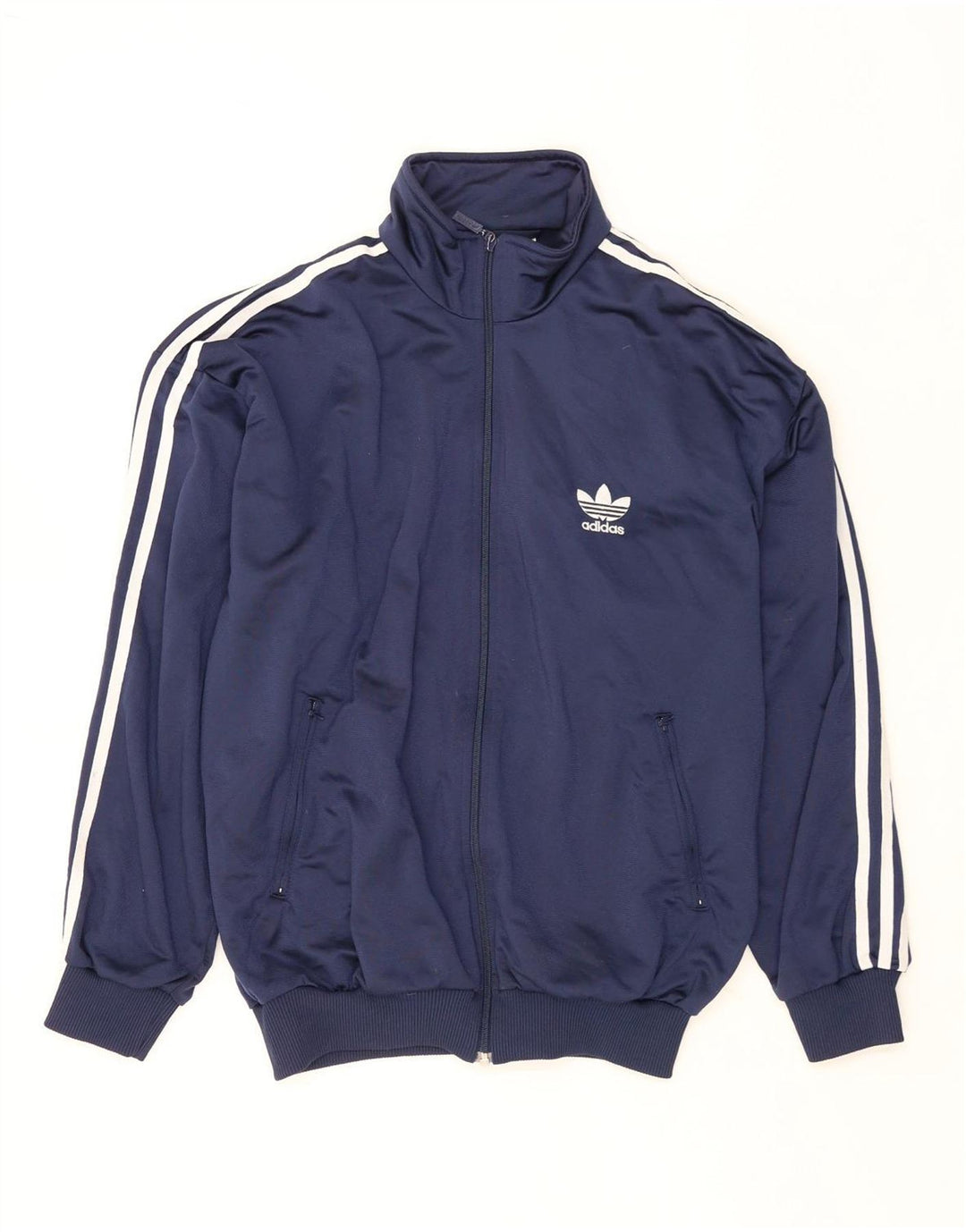 ADIDAS Chaqueta de chándal holgada para hombre UK 34/36 Small Azul marino