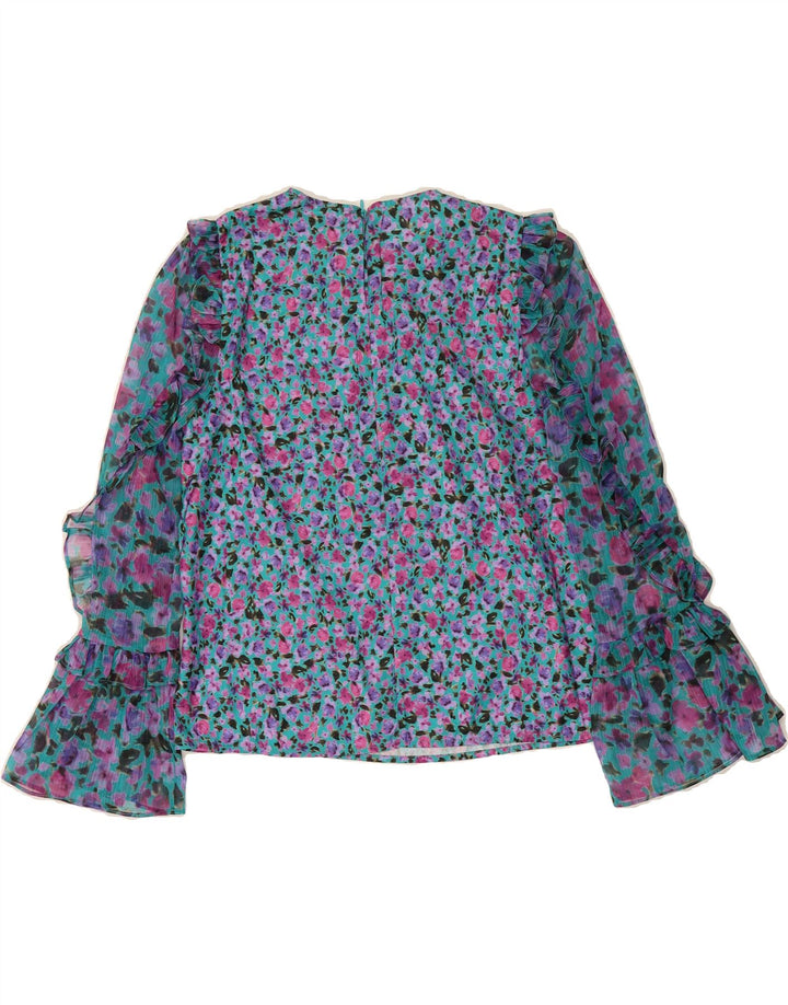 FRENCH CONNECTION Womens Oversized Blouse Top UK 10 Small Multicoloured Vintage French Connection and Second-Hand French Connection from Messina Hembry 