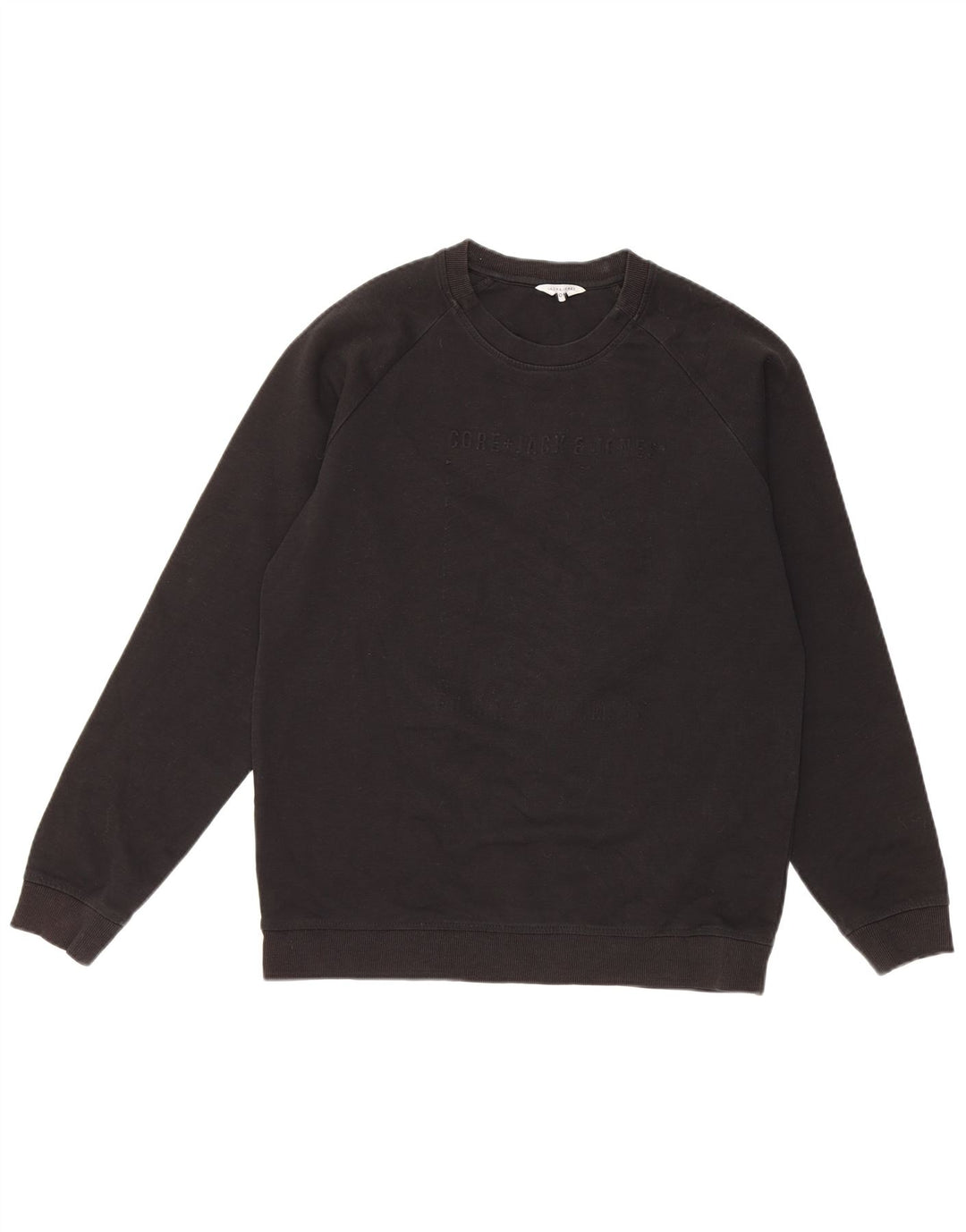 Jack & Jones Hombre Sudadera Jumper Large Negro Poliéster