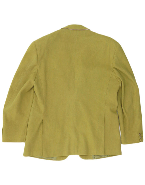Trussardi Chaqueta Blazer De 2 Botones Para Hombre IT 52 XL Lana Verde