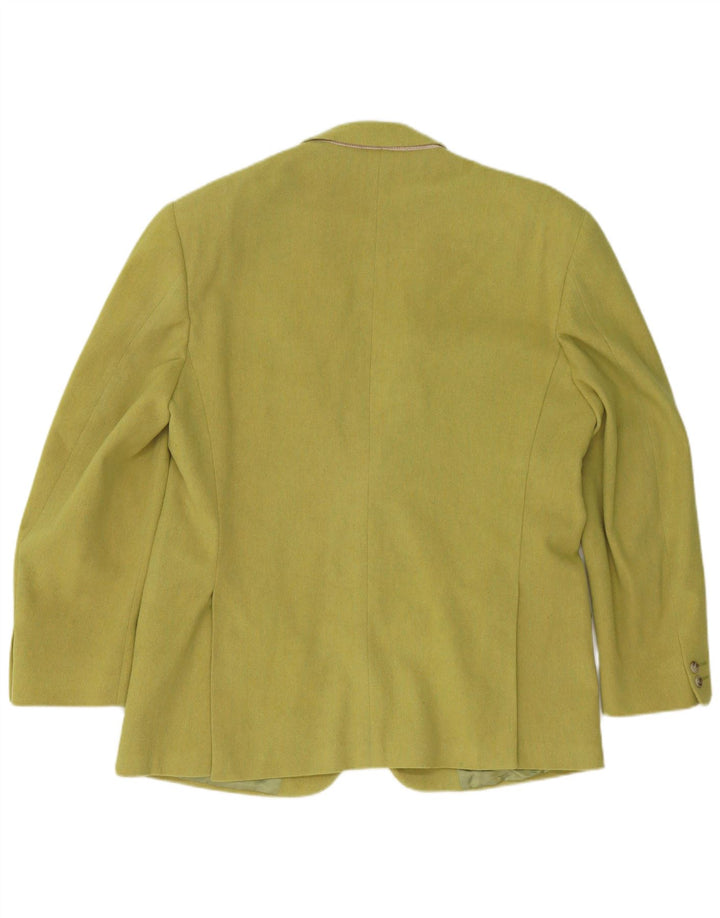 Trussardi Chaqueta Blazer De 2 Botones Para Hombre IT 52 XL Lana Verde