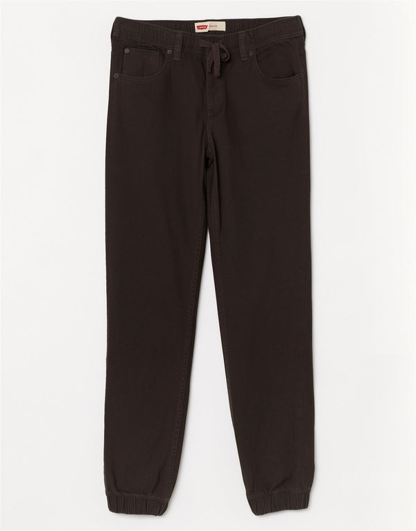 Levi's Pantalones casuales para niños Joggers 12-13 años W28 L29 Algodón gris