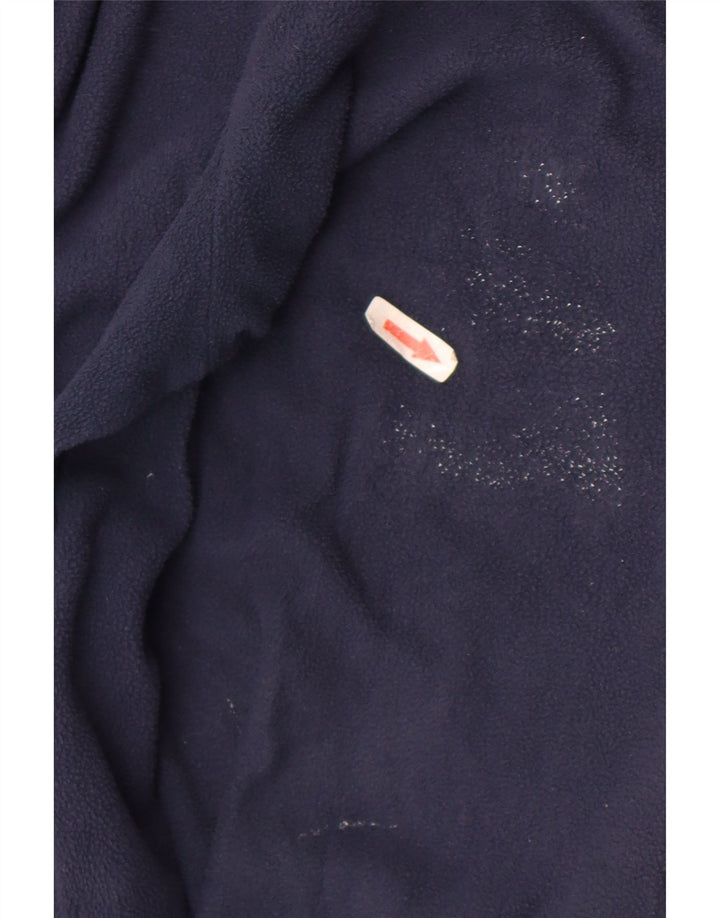 Jersey de forro polar con cuello y cremallera para hombre de Mountain Warehouse Poliéster azul marino grande