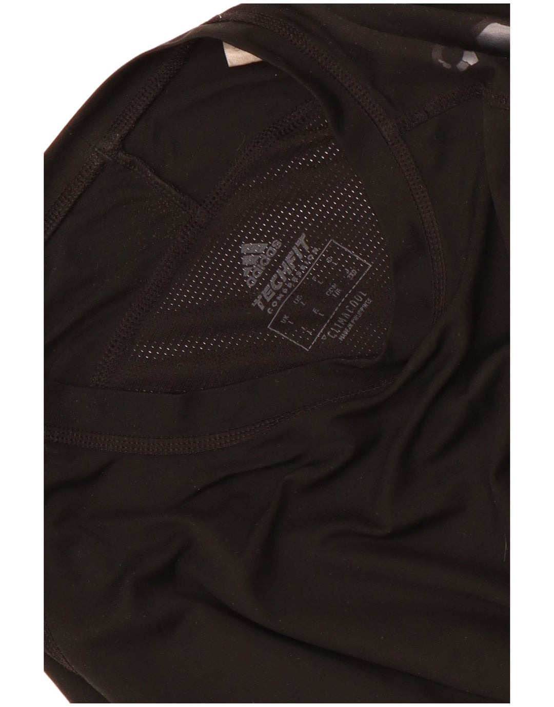 Adidas Mujer Climacool Top Manga Larga Reino Unido 14 Grande Negro