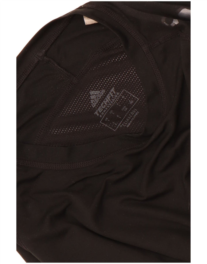 Adidas Mujer Climacool Top Manga Larga Reino Unido 14 Grande Negro