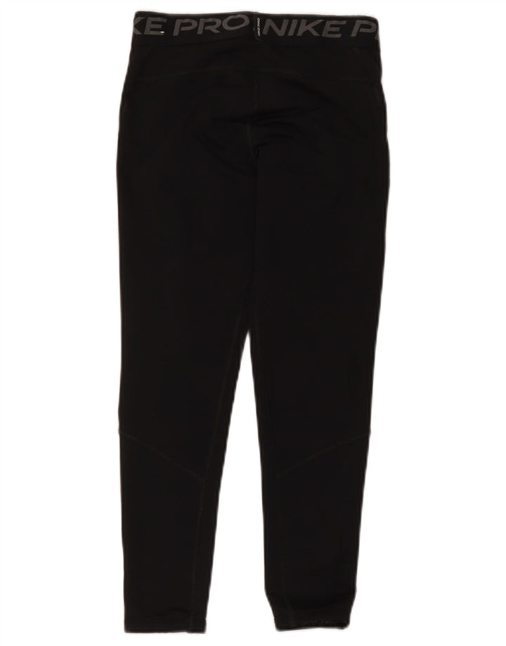 Nike Leggings Dri Fit Graphic para niños 8-9 años Pequeño Negro Poliéster