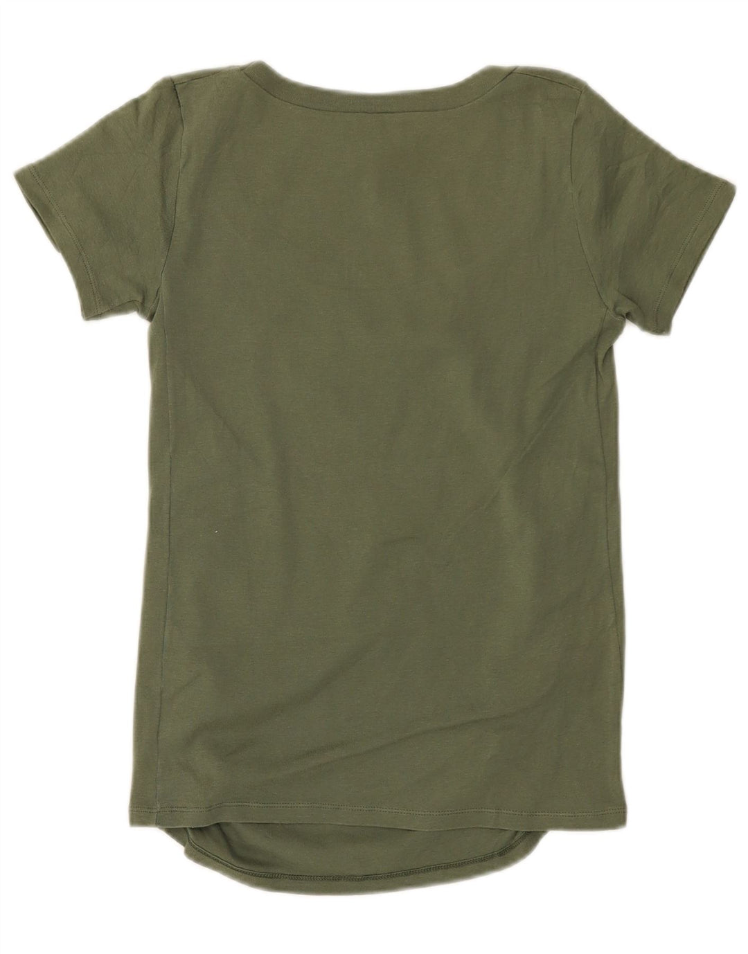 Benetton Camiseta Mujer UK 40 Small Caqui