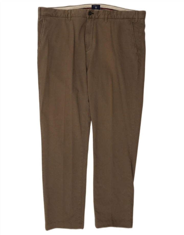 Gant Pantalón chino ajustado para hombre W40 L32 Caqui
