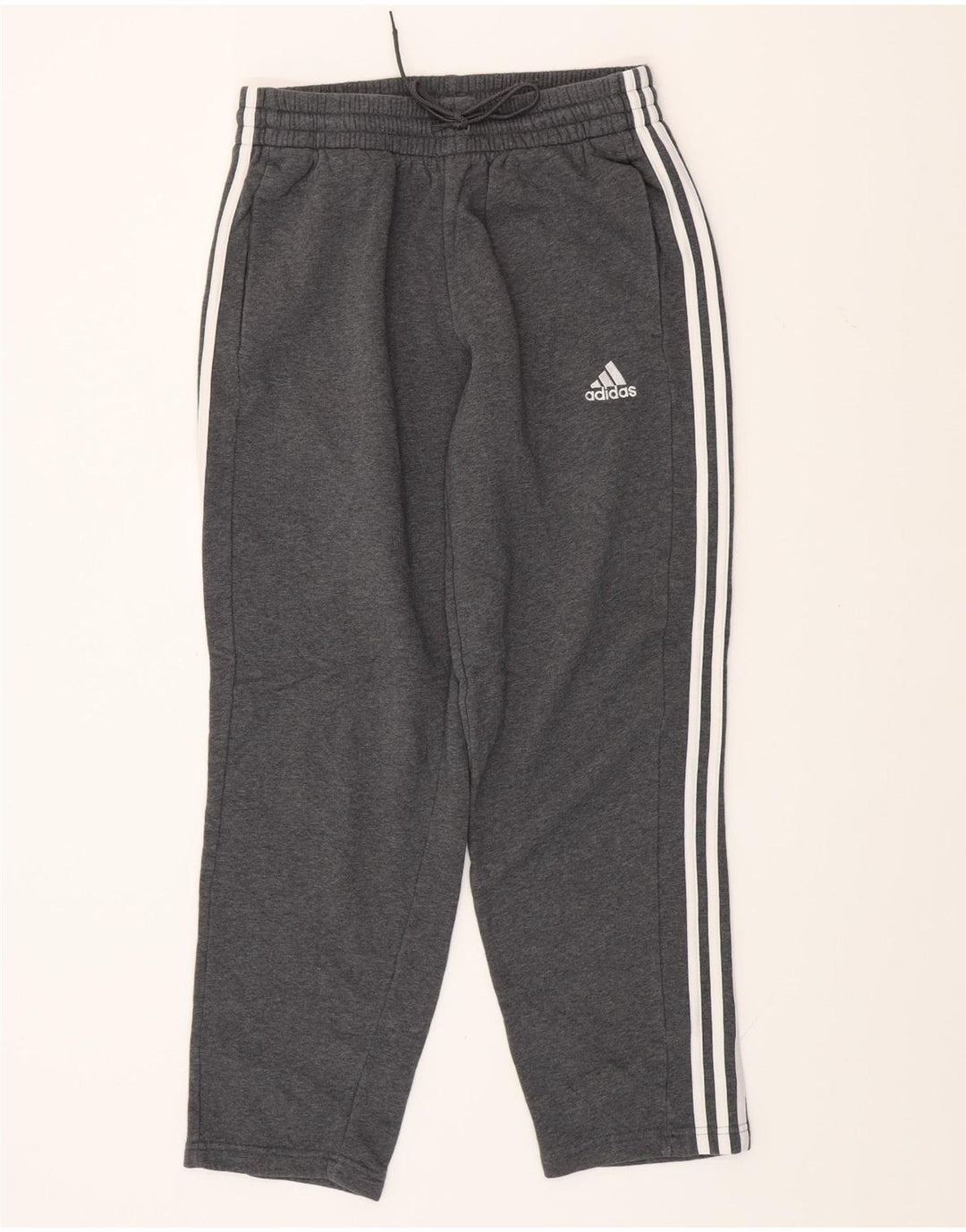 Pantalones de chándal ADIDAS para hombre de algodón gris medio