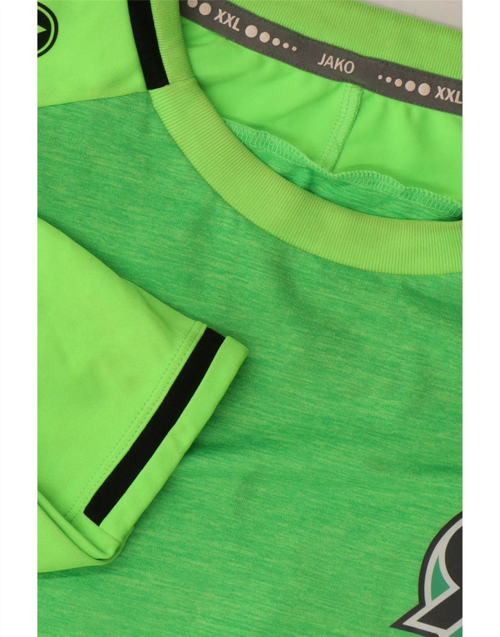 Jako - Camiseta gráfica para hombre, talla 2XL, color verde, poliéster