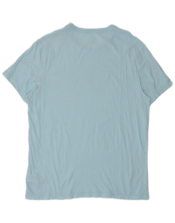 J. Crew - Camiseta para hombre, talla grande, algodón azul