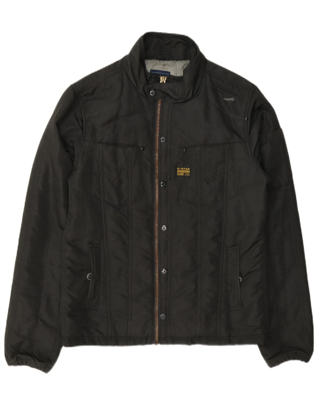 G-Star Chaqueta Bomber para Hombre UK 38 Mediana Azul Marino Poliéster