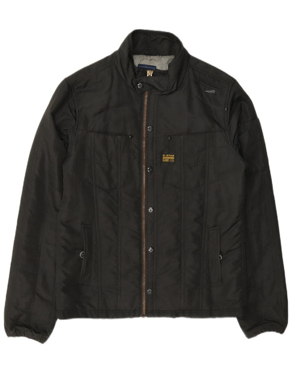 G-Star Chaqueta Bomber para Hombre UK 38 Mediana Azul Marino Poliéster
