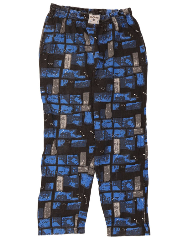 John Baner Pantalones de chándal para hombre UK 44/46 XL Azul Patchwork Algodón