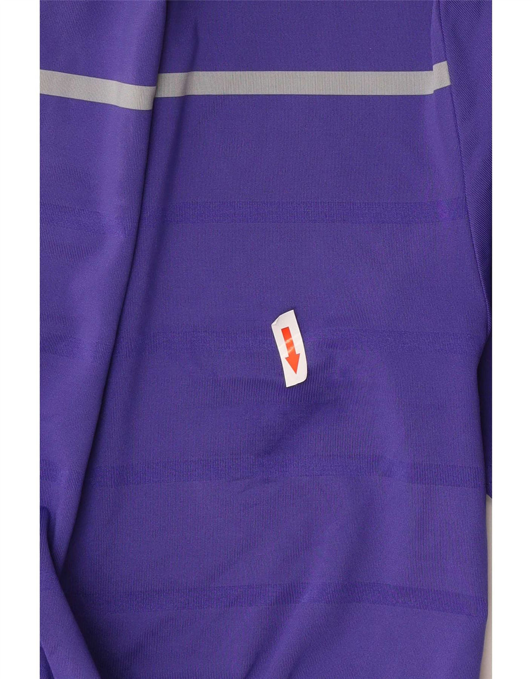 Under Armour Polo para hombre de poliéster a rayas moradas pequeñas