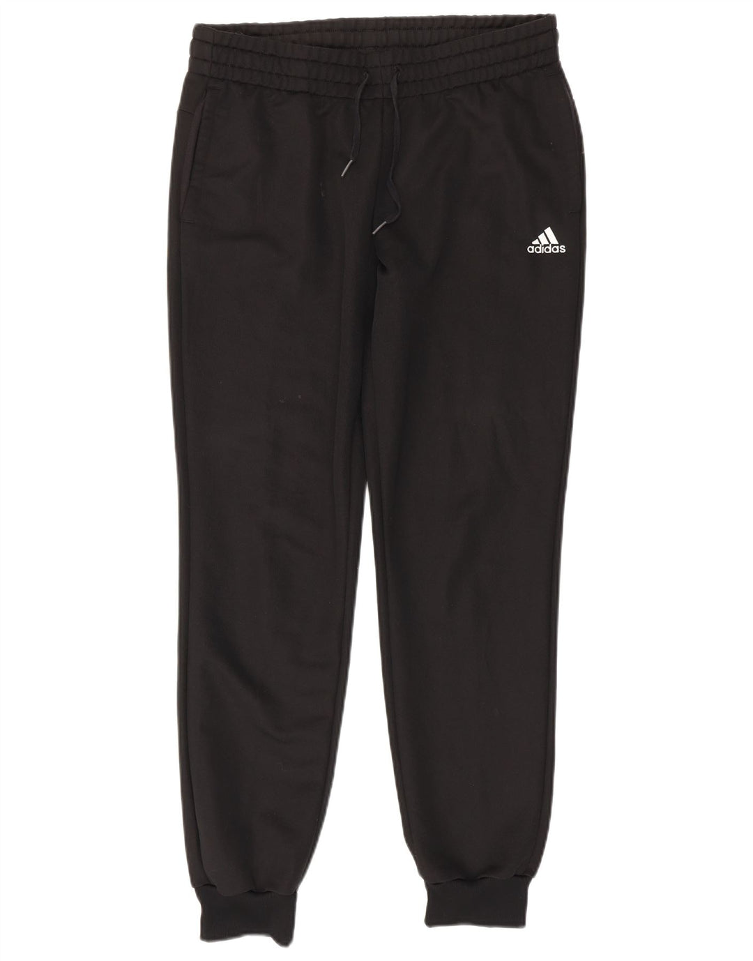 Adidas Mujer Chándal Pantalones Joggers UK 12/14 Mediano Negro Poliéster