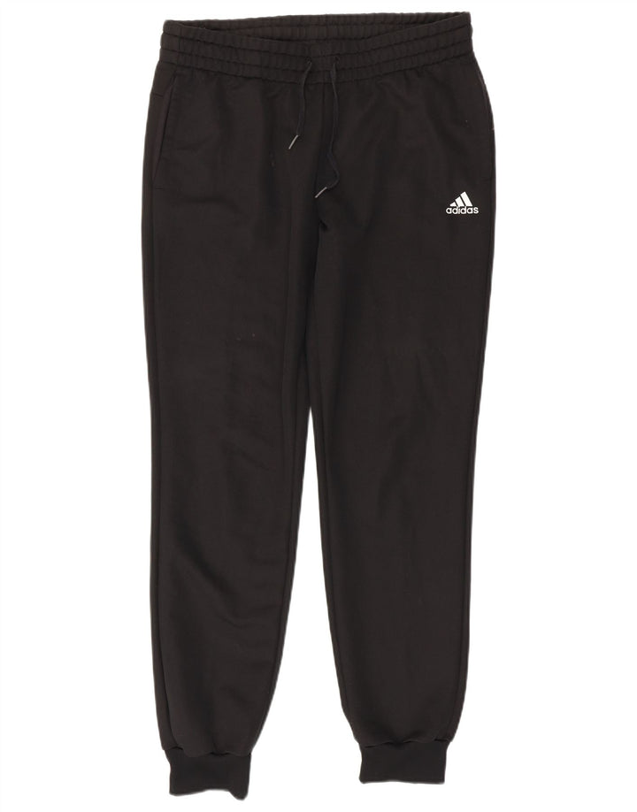 Adidas Mujer Chándal Pantalones Joggers UK 12/14 Mediano Negro Poliéster