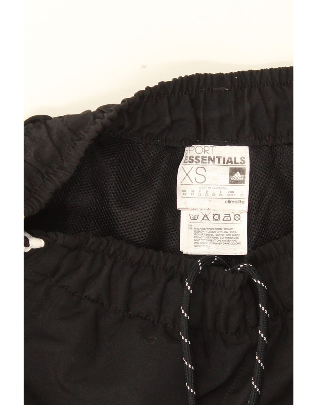 Adidas Mens Climalite Sport Shorts XS Negro Poliéster