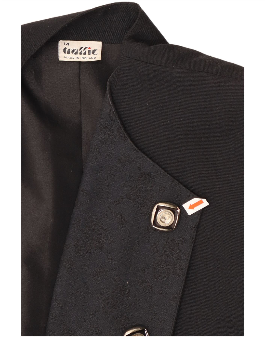 TRAFFIC Womens Bolero Jacket UK 14 Medium Black Polyester