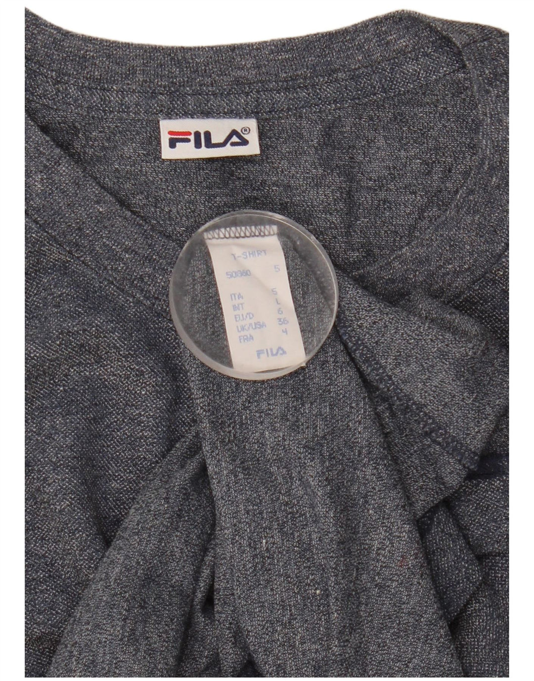 Fila Camiseta para hombre Top Large Azul Marino Algodón