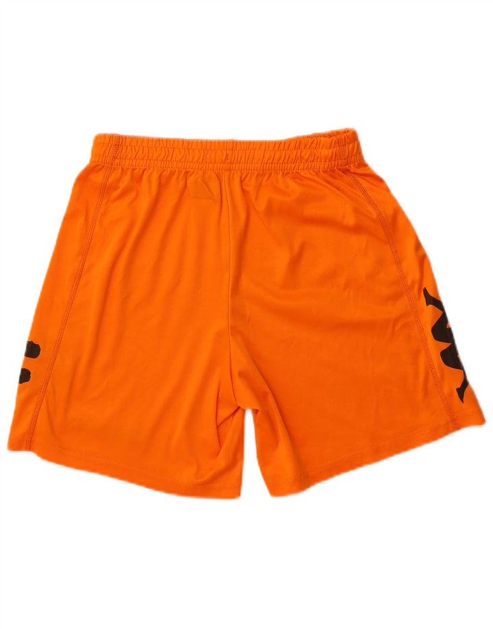 Kappa Mens Graphic Sport Shorts Small Naranja Poliéster