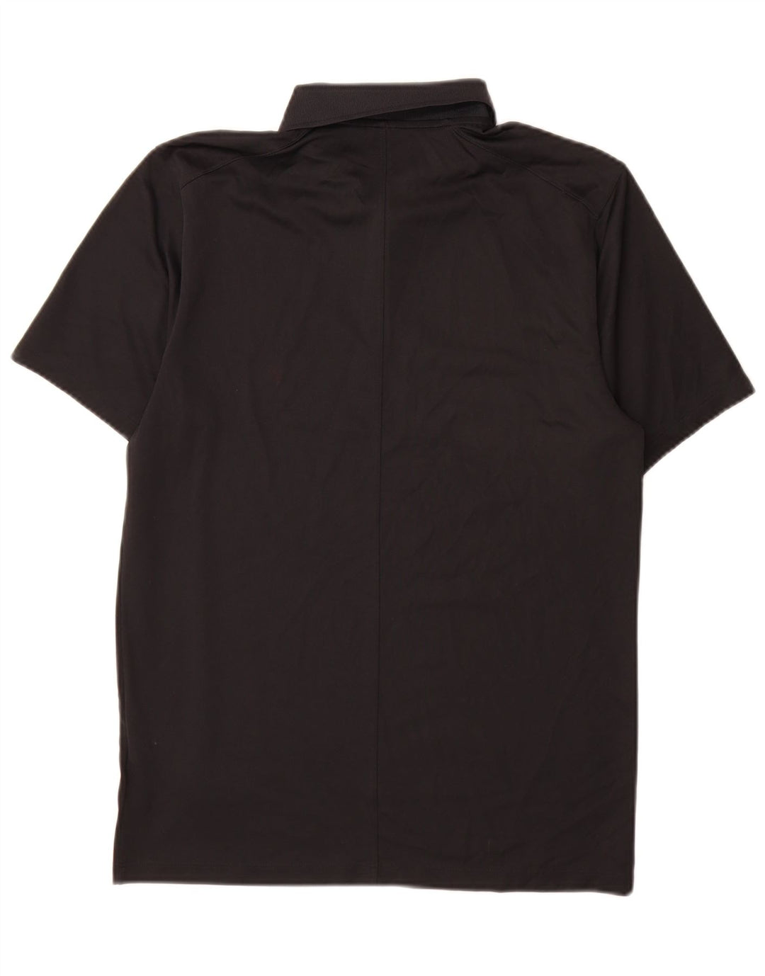 Nike Polo Dri Fit para hombre pequeño poliéster negro