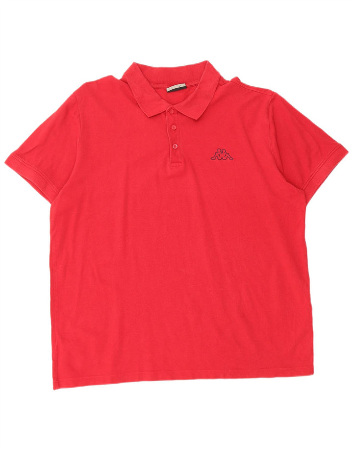 KAPPA Polo Hombre XL Algodón Rojo