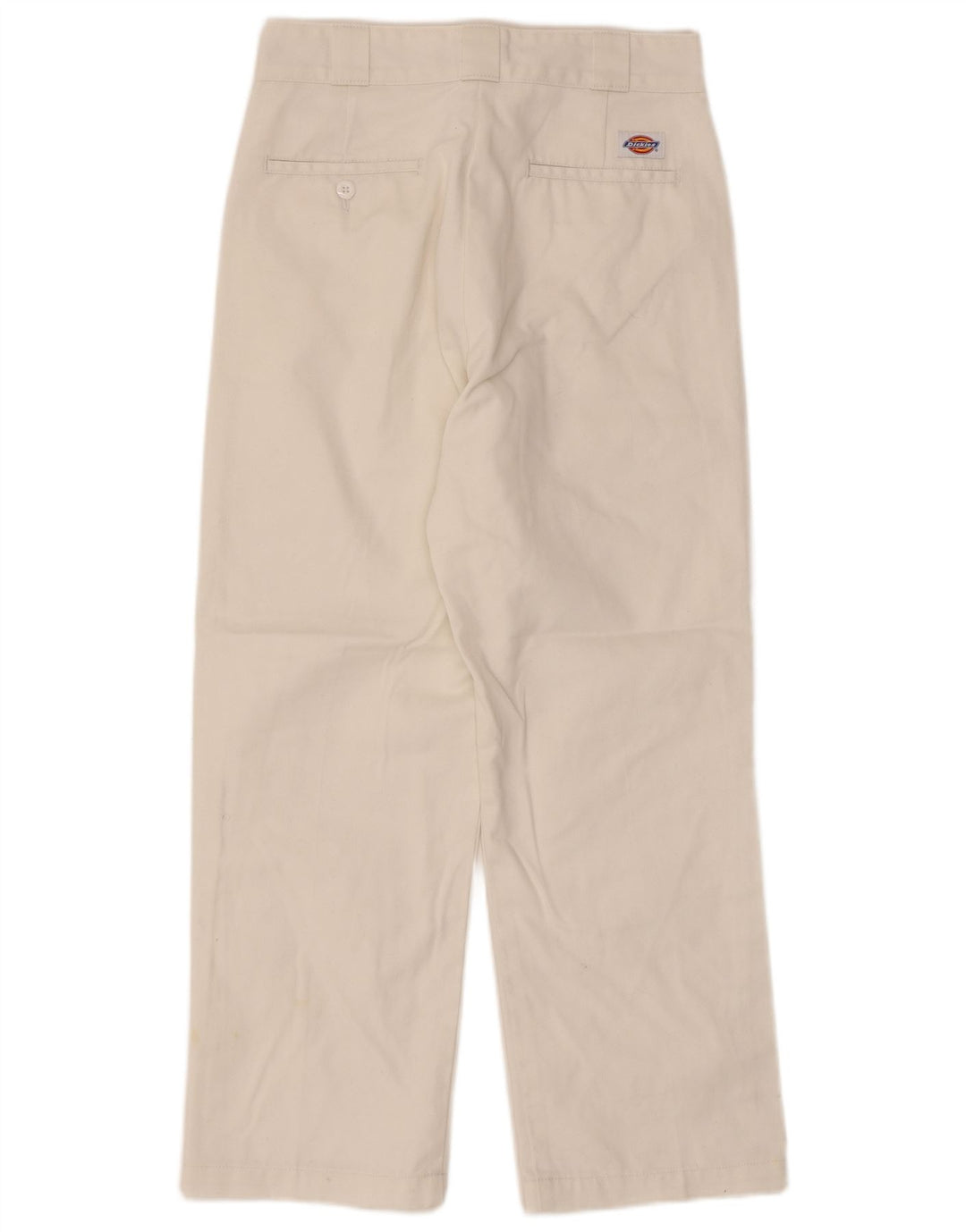 Pantalones cortos Dickies de cintura alta para mujer W28 L25 Poliéster blanco