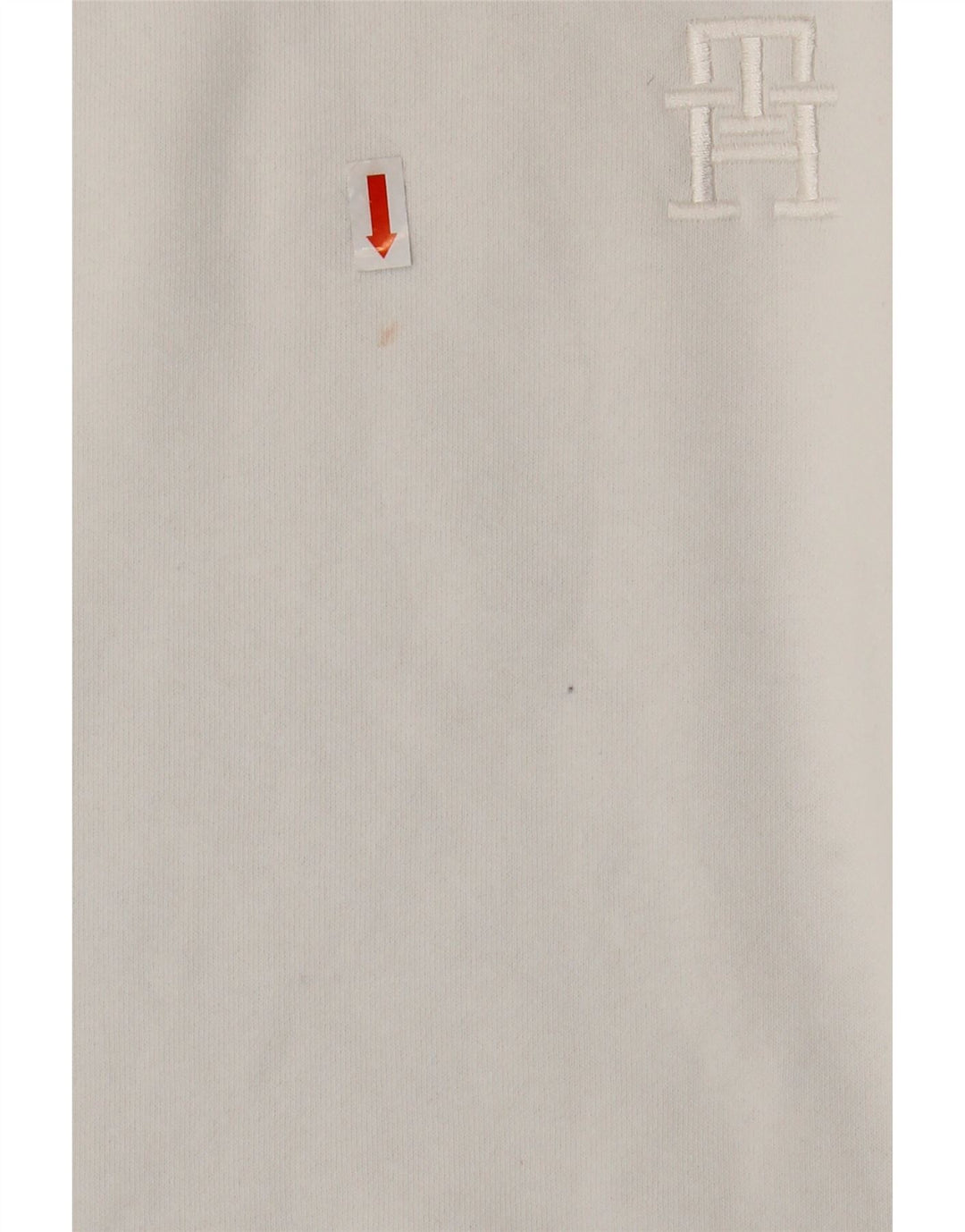 TOMMY HILFIGER Jersey de sudadera extragrande para mujer UK 46 Algodón blanco grande