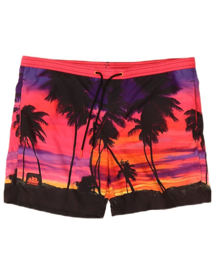 SUNDEK Bañador Hombre Pequeño Multicolor Poliéster Hawaiano