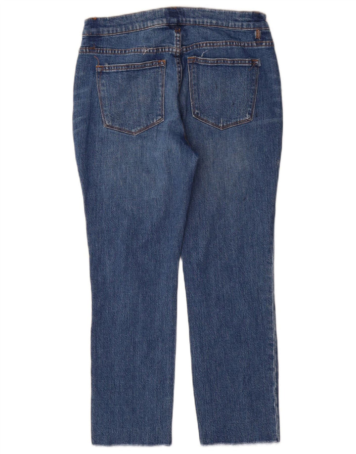 Vaqueros ajustados desgastados estilo novio para mujer de J. Crew W28 L26 Azul
