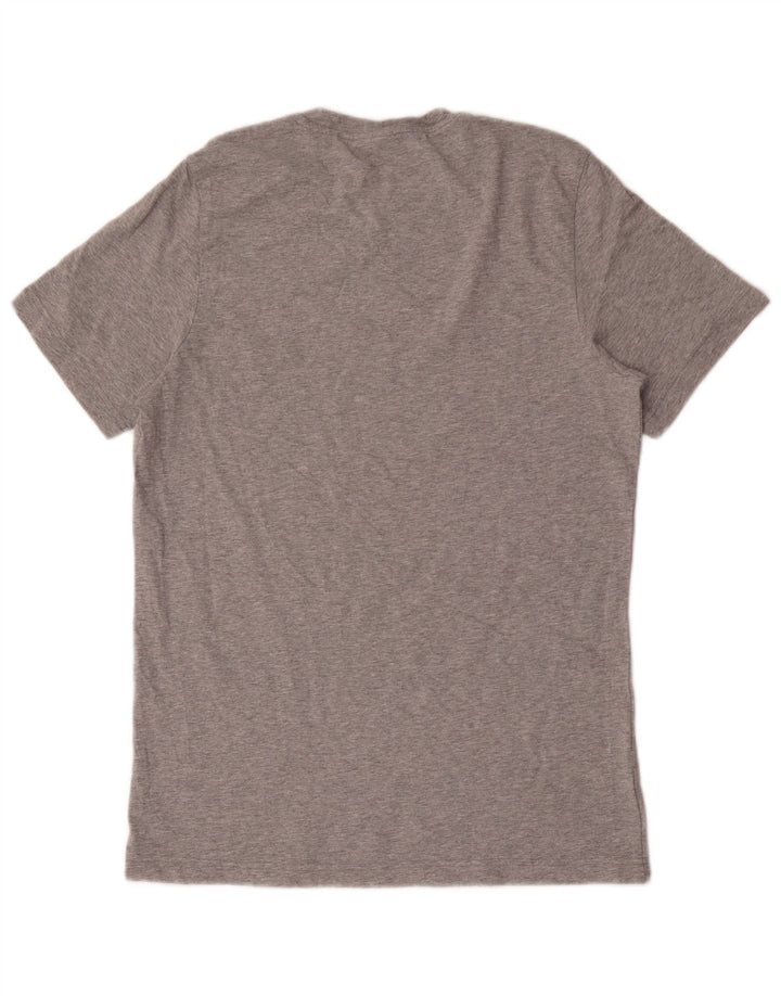 ADIDAS Camiseta gráfica para hombre Top gris medio moteado