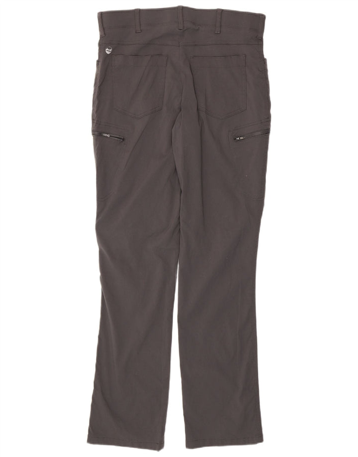WRANGLER Pantalones cargo rectos para hombre W34 L34 Nylon gris