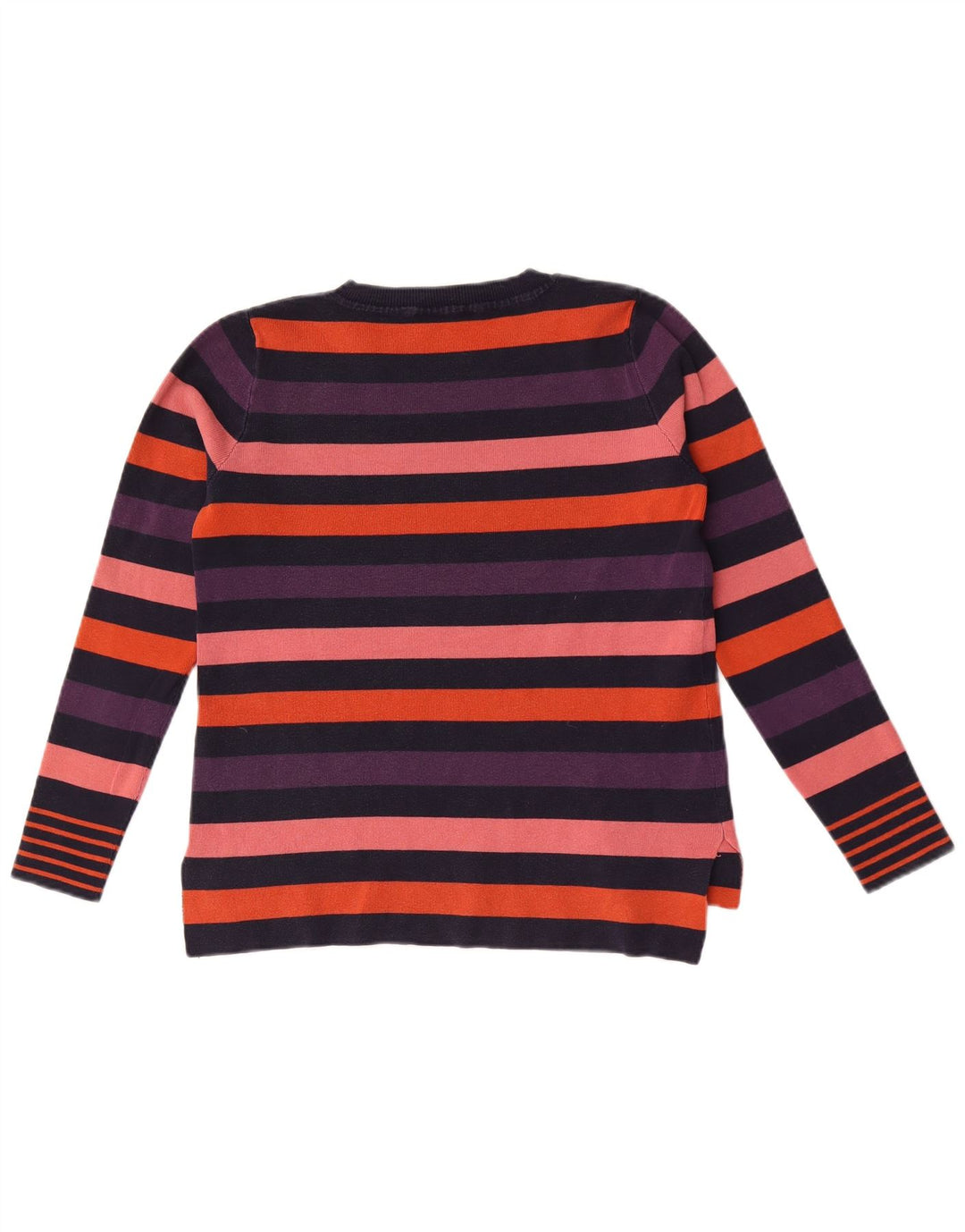 Oasis - Jersey de cuello redondo para mujer, talla 40, talla pequeña, multicolor, a rayas