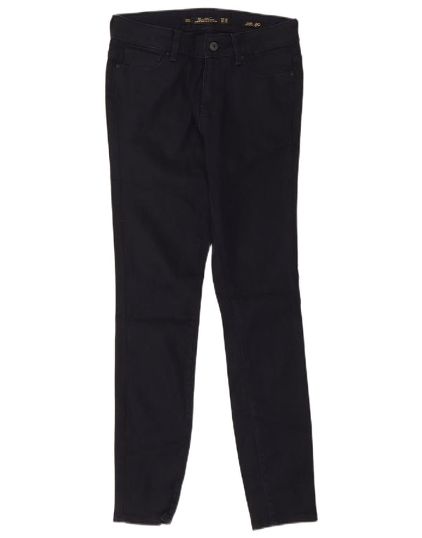 Zara Pantalones Casuales Slim Fit para Mujer EU 38 Small W28 L28 Azul Marino