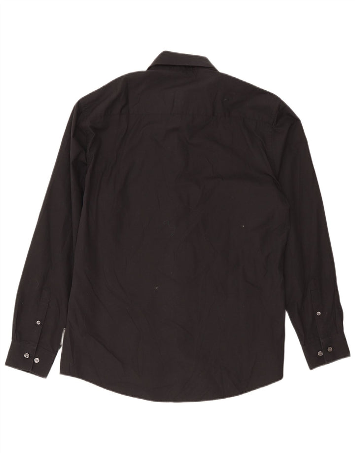 Camisa para hombre French Connection Grande de algodón negro