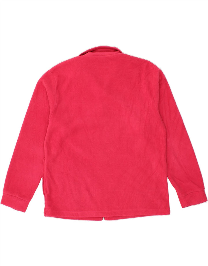 VINTAGE Womens Fleece Jacket UK 18 XL Pink Polyester Vintage Vintage and Second-Hand Vintage from Messina Hembry 