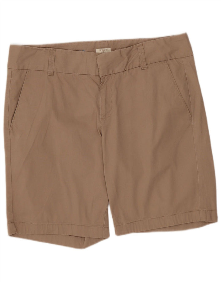 J. Crew Pantalones cortos chinos para mujer US 8 Medium W32 Algodón marrón