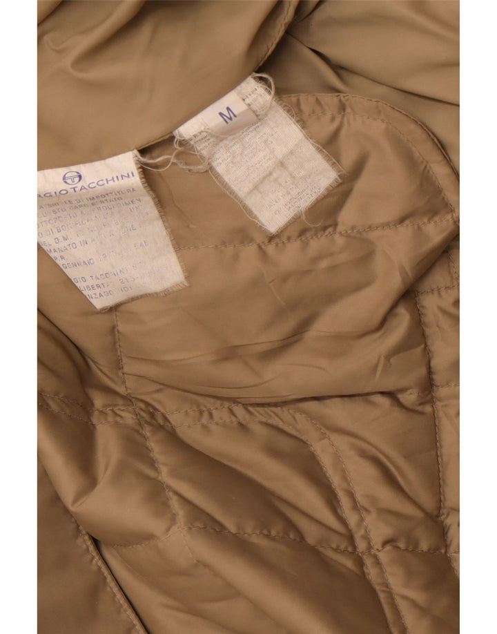 SERGIO TACCHINI Chaqueta acolchada para hombre UK 38 Medium Beige