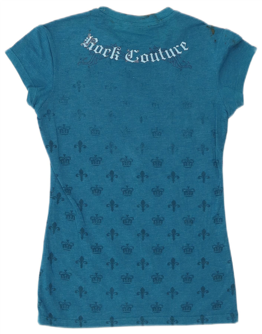 HARD ROCK CAFE Camiseta gráfica San Diego para mujer Top UK 8 Small Blue Cotton