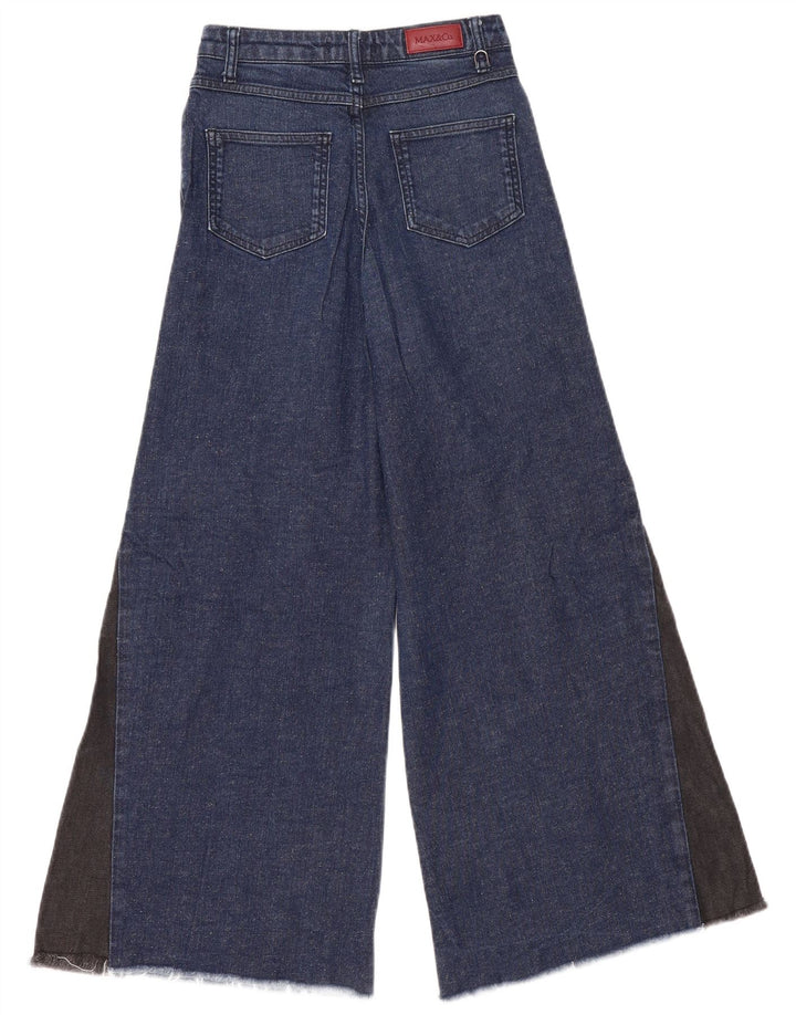 Vaqueros Acampanados Max & Co. Mujer W26 L28 Algodón Color Block Azul