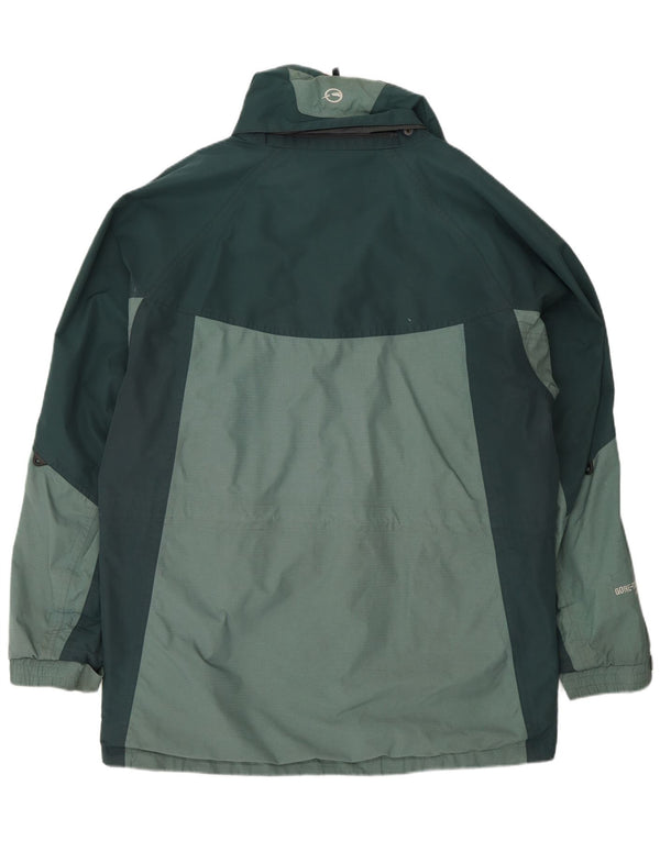 Sprayway Chaqueta impermeable Gore-Tex para hombre Reino Unido 40 Grande Verde Colorblock Poliamida