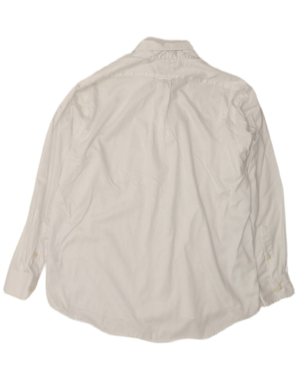 Camisa Izod Hombre Talla 17 XL Algodón Blanco