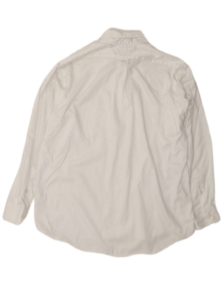 Camisa Izod Hombre Talla 17 XL Algodón Blanco