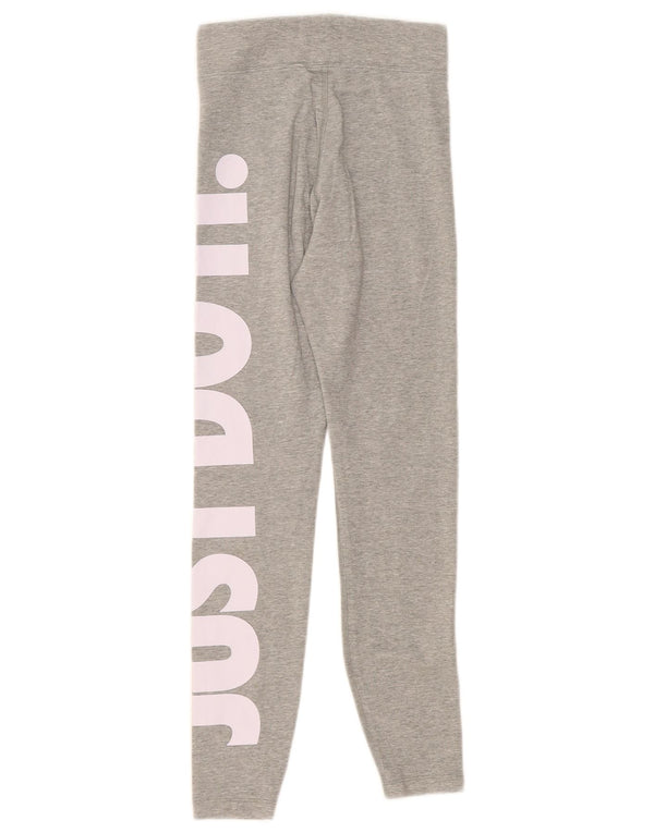 Nike Leggings gráficos para mujer UK 4 XS Gris Algodón