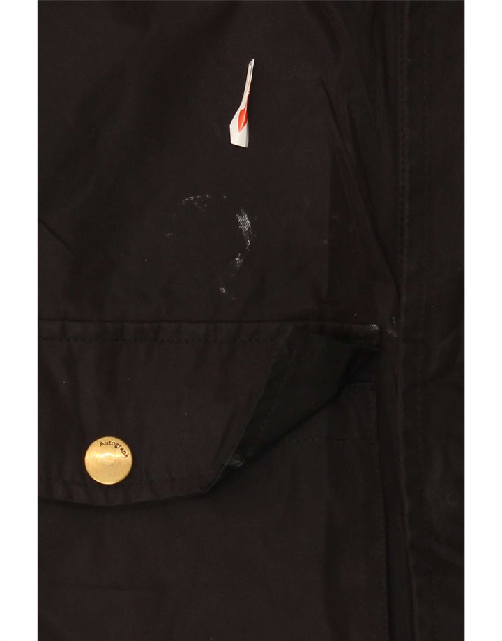 Marks & Spencer Chaqueta utilitaria para hombre UK 38 Mediana Negro Poliéster